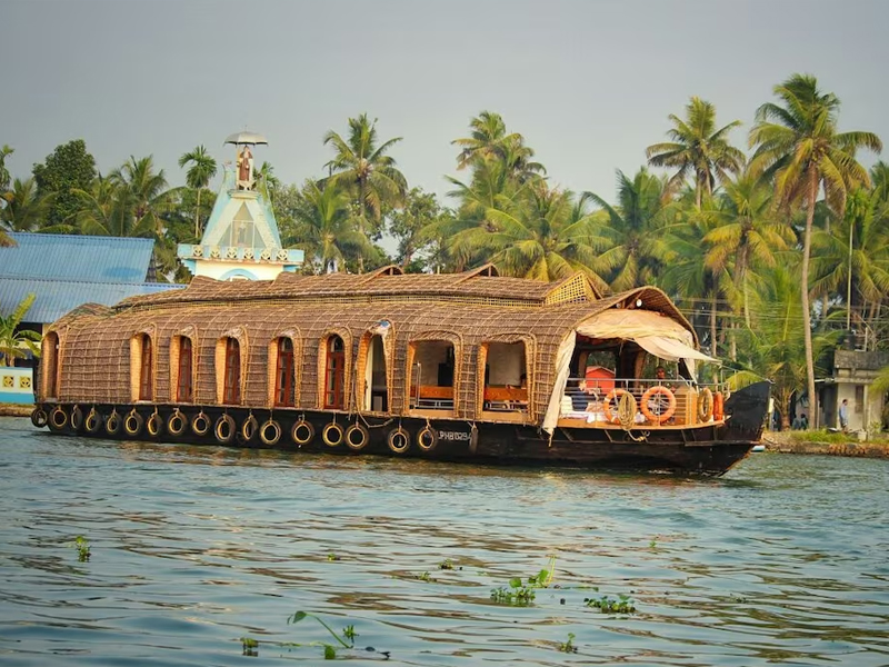 Traditional Kerala Houseboat